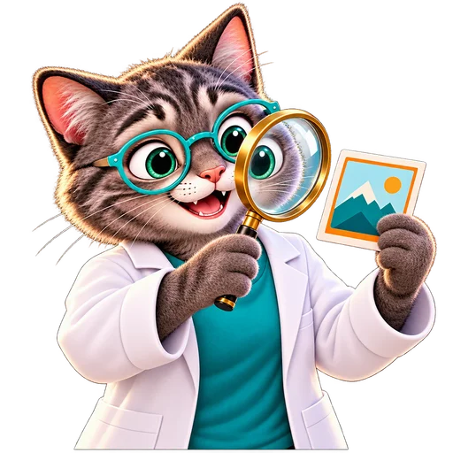 Иллюстрация категории: Omega-3. Кот-помощник FitMinsk, создано ИИ.