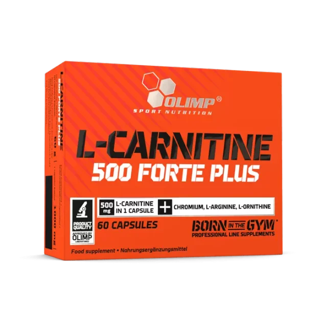 Л-Карнитин 500 Forte Plus sport edition, Olimp 60 капс