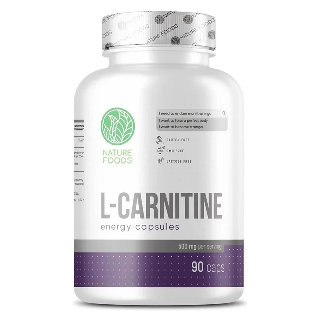 Nature Foods L-Carnitine 500 mg 90 капсул