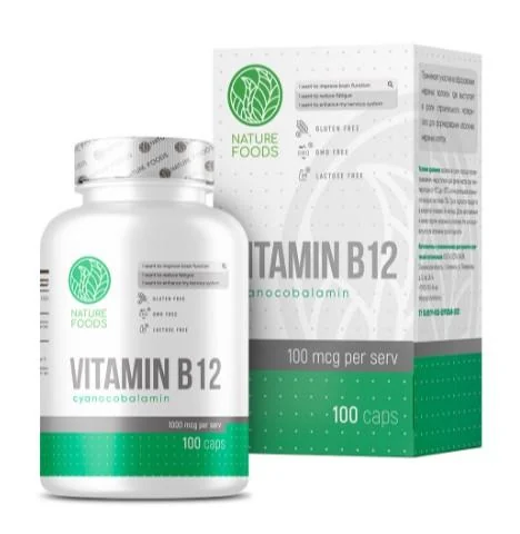 Nature Foods Vitamin B12 100 капсул