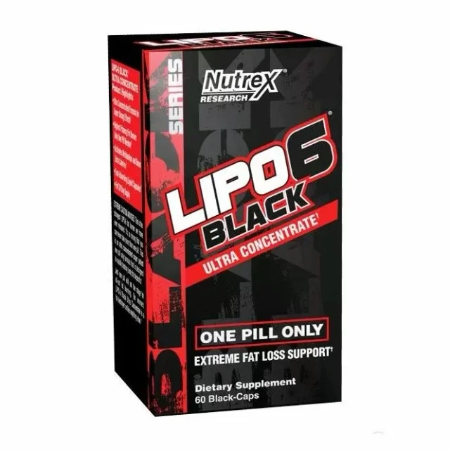 Жиросжигатель Lipo-6 Black Ultra Concentrate, 60 капс 60 капсулы