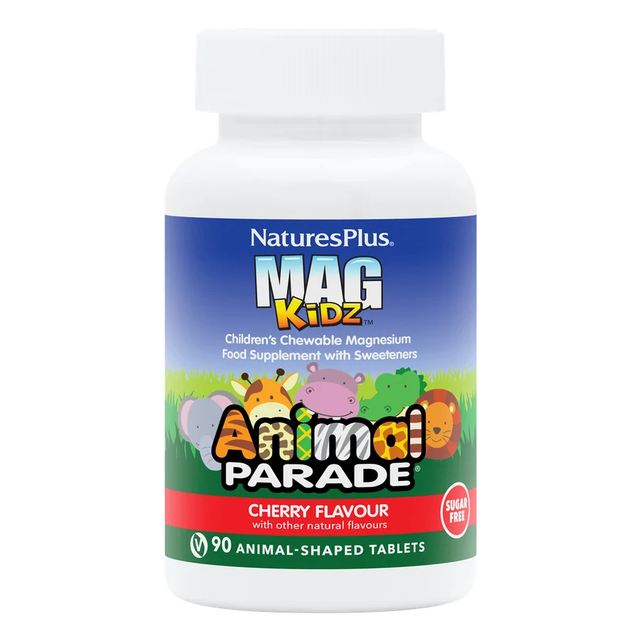 Витамины Animal Parade Mag Kidz Chewable, NaturesPlus, 90 жев. табл 90 жев. табл