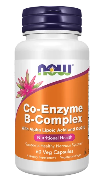 Комплекс CO-ENZYME B-COMPLEX NOW, 60 капсул 60 капс